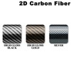 6Pcs 4"x6" Black Silver 2D Carbon Fiber Textured Vinyl Wrap