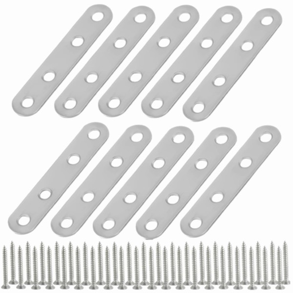 10 pieces I-shaped metal fittings, joint brackets, metal fittings, joint