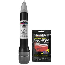Dupli-Color AGM0434 Olympic White Exact-Match Scratch Fix All-in-1 Touch-Up Paint for GM Vehicles (50, WA 8624) Bundle with Prep Wipe Towelette (2 Items)
