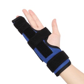 YiYame Pinky Finger Splint, Trigger Finger Splint for Ring Finger, 4th or 5th Broken Finger Splint, Metacarpal Finger Splint for Boxer's Fracture, Ulnar Nerve, Arthritis, Fits Left & Right Hand, L
