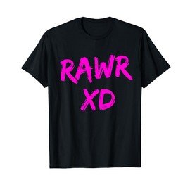 Rawr Funny 2000s Emo Saying Emo Rawr Scenester Scene Kid T-Shirt