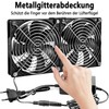 Double PC Fan 120 mm: Computer Fan 12 V Adjustable