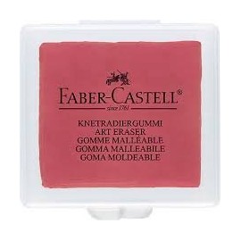Faber Castell Art Eraser in Assorted Red Yellow or Blue