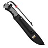 CAT Latin 21-Inch Machete with Shoulder Strap Sheath, Blade Knife