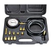 PITTSBURGH AUTOMOTIVE ENGINE OIL PRESSURE TESTER GAUGE CASE KIT PSI PRESSURE 12 PIECE SET