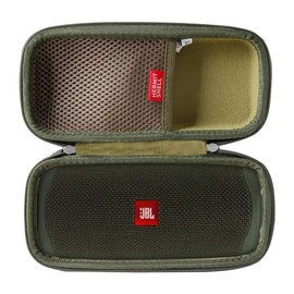 Hermitshell Hard Travel Case Fits JBL FLIP 5 / JBL FLIP 6 Waterproof Portable Bluetooth Speaker (Green)