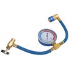 Car R134A Air Conditioning Coolant Hose Pressure Gauge 0‑250psi Fluoridize