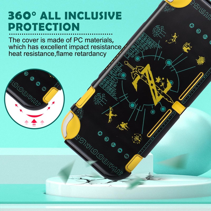 DLseego Zelda Protective Case for Switch Lite Version, Hard Shell