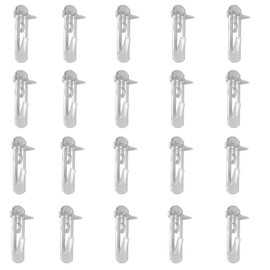 20Pcs Stable Locking Shelf Support Peg Durable Cabinet Shelf Pegs Clips Supporting Furniture Clear Cabinet Shelf Pins for Kitchen Furniture Bookcase
