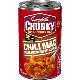 Campbell's Chunky Soup, Chili Mac, 18.8 Ounce Can (Case Of 12)