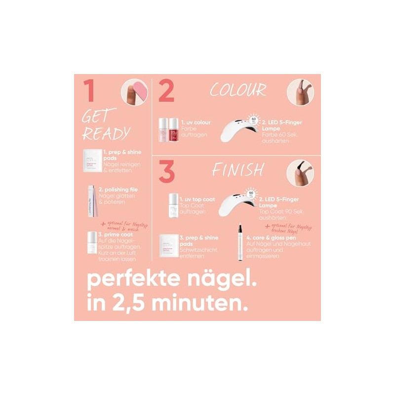 alessandro Striplac Prep & Shine Pads | Almohadillas 2 en