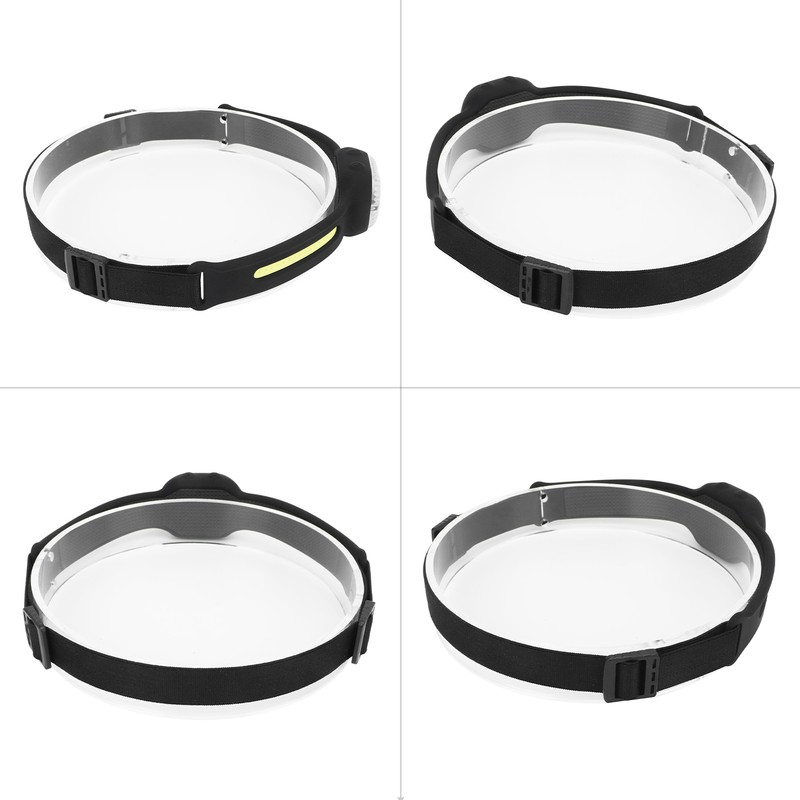 Silicone Headlamp Adjustable Light USB Charging COB Sensing Lamp for