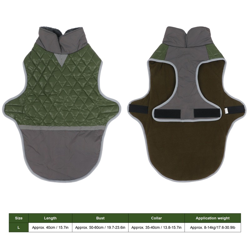 Dog Winter Coats Windproof Warm Vest Dog Jacket for Cold