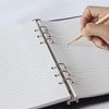 PATIKIL 20mm Loose Leaf Binder Rings, 10 Pack 3-Rings Book
