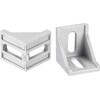 Boxonly 40mm x 40mm Inside Corner Bracket Gusset,Corner Brace Angle