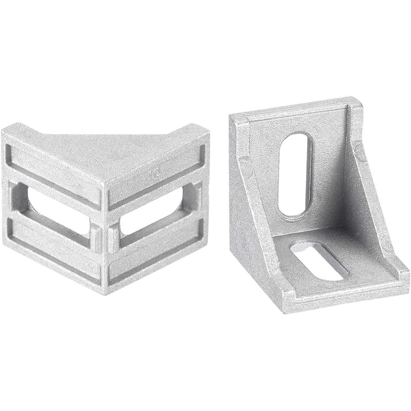 Boxonly 40mm x 40mm Inside Corner Bracket Gusset,Corner Brace Angle