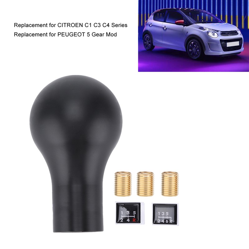 Gear Shift Knob Plastic 5 Speed Manual Chassis Handle Button