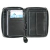 CF CATTERFELD Men's Genuine Leather Wallet with RFID Protection, black,