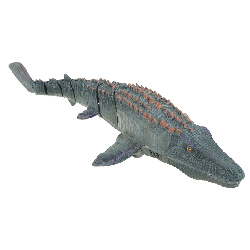 Remote Control Boat Mosasaurus Shape 2.4Ghz High Simulation Waterproof Diving
