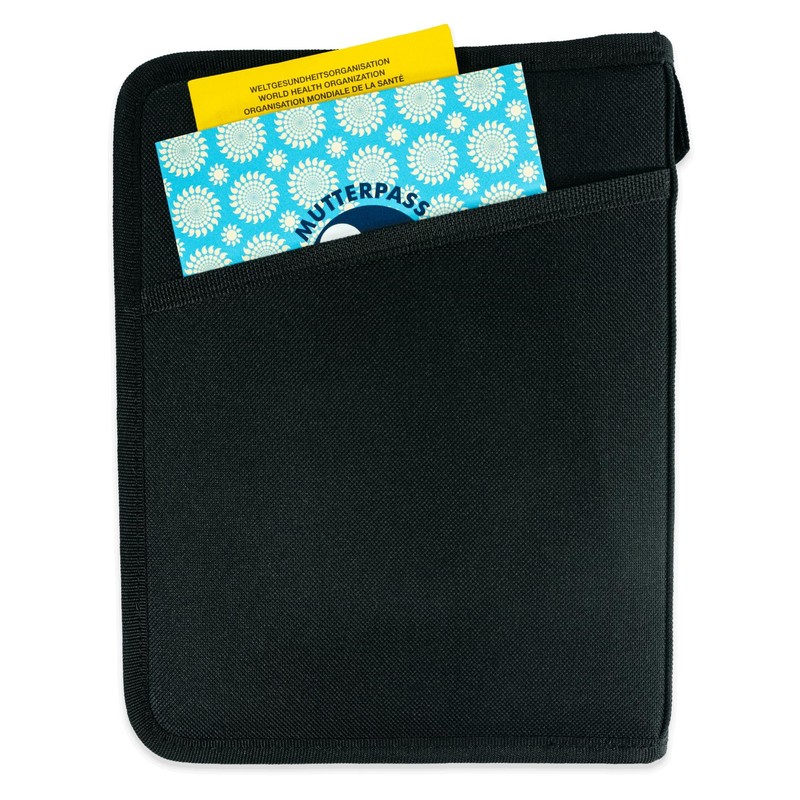 Karijini® Examination Book Organiser XXL, Passport Bag, ID Folder, Maternity