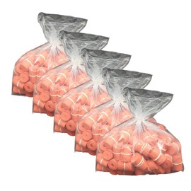 Disposable Tourniquet [Pack of 500] Orange 1" x 18 Inch Long Rolled and Banded Single-Use Elastic Latex-Free First Aid Tourniquets (500)
