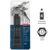 Derwent Graphic Pencils, Soft, Pack, 4 Count (39005)