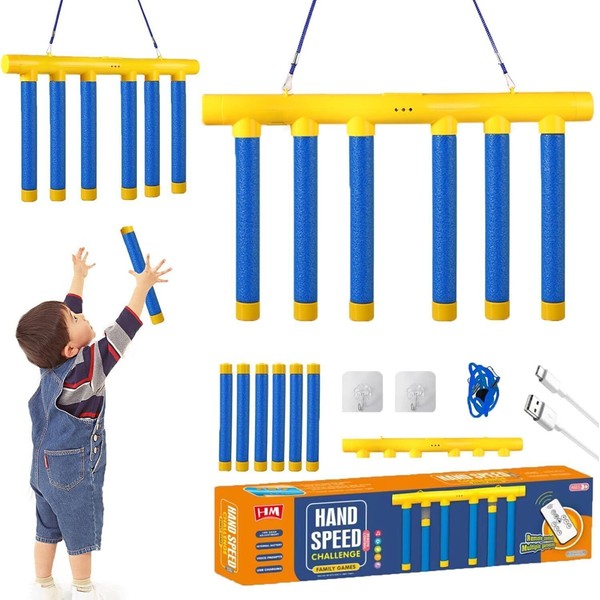 Catching Sticks Game Reaction Training Toy Falling Drop It Catch