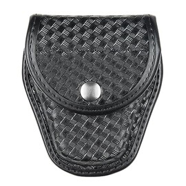 Bianchi AccuMold Elite 7900 Chrome Snap Covered Cuff Case (Basketweave Black, Size 1)
