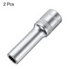 sourcing map 2pcs 1/2" Drive by 10mm 12-Point Deep Socket