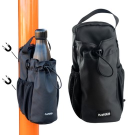 PuraFORZA - Compact and Lightweight Magnetic Gym Bag, Waterproof with Neodymium Magnet Fixation, Ideal for Gym, Crossfit, Calisthenics, Outdoor Use, and Daily Activities, Compatible with 1.5L Bottles