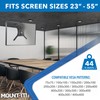 Mount-It! Fold-Up Ceiling TV Mount for 23–55 Inch TVs, Space-Saving