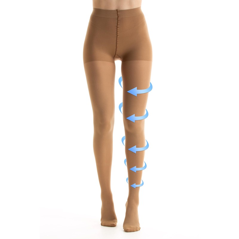 Gi&Gi Compression Tights for Women, Compression Stockings with Graduated Compression,