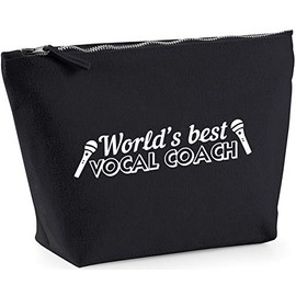 Hippowarehouse World's best vocal coach printed make up cosmetic wash bag 18x19x9cm