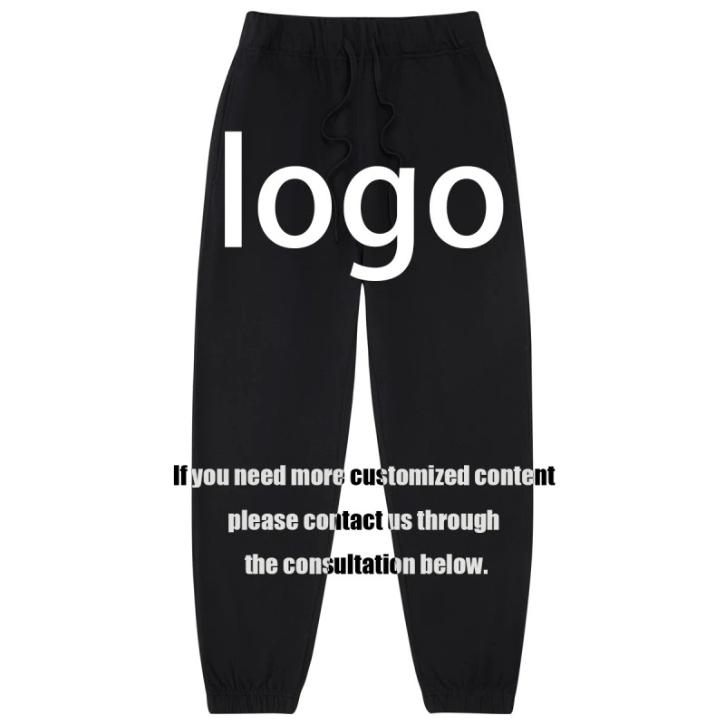 Casual Commute Drawstring Relaxed Oversized Custom Men Sweatpants Baggy and