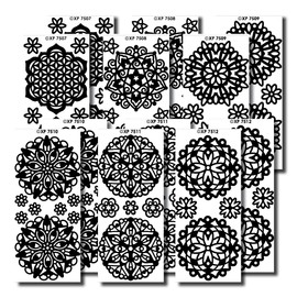 Creative Products Prismatic Christmas Borders Craft Stickers, Stickers, Multi-Colour, 23 x 10 x 1 cm