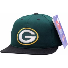 Sports Specialties Green Bay Packers Youth Snapback Hat Green/Black Logo Block 13445