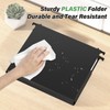 Ansook Extra Capacity Plastic Hanging File Folders,2" Expanding Accordian Pocket