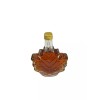 New Empty Maple Syrup Leaf Shaped 12 pc Embossed Glass