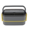 Double Layer Bento Box 316 Stainless Steel Compartment Portable Lunch