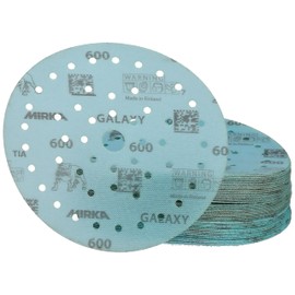 Mirka Galaxy Epoxy Sandpaper 150 mm Hook & Loop Grit 600 for Sanding Epoxy Resin, Wood, Epoxy, Rivertable / 50 Pcs Sanding Discs