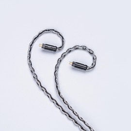 Herdslive IEM Earphone Earbuds Cable, Type-C Plug Upgraded Headsets Replacement Cable with Mic, 2PIN/MMCX/TFZ DAC Chip 8-Strand Headphone Monitor Cable Cord - 2pin Without mic