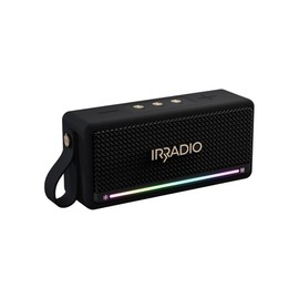 IRRADIO IR-M5 Classic, Powerful Portable Speaker, Double 50mm Driver, Passive Subwoofer, 20W Power, Balanced Sound, RGB LED Lighting, IPX7 Waterproof Function, Function