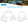 PATIKIL 3 Pcs Plastic Hose Clamp 3/8" Heavy Duty Speedy