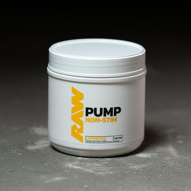 PUMP Non-stim Pre-Workout - Flavors: Raspberry Lemonade