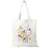 Fabric Bag Printed Spring Flowers Fabric Bag Tote Bag Women's