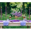 10 Inch Neon Purple Spiral Taper Candles Set for Dinner,