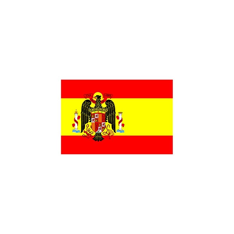 Spain Under Franco 1945-1977 3x5 Ft Poly Flag with Brass