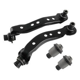 GoaMotors 4pcs Full Subframe Crossmember Bushing and Arm Set 54400EL000 Compatible with Nissan Versa 2007-2012#54400-EL000, RK641723, RK641724 Suspension Control Arm Bushing Replacement