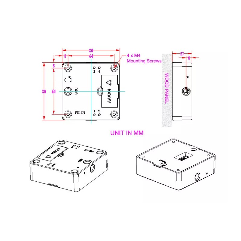 Ultimate Security Devices 2nd-GEN Hidden RFID Lock with Emergency Power