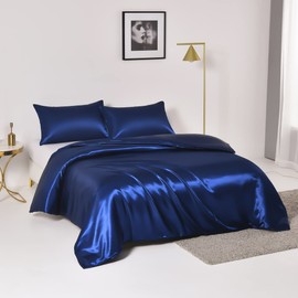 Chanyuan Silk Satin Bed Sheet Set